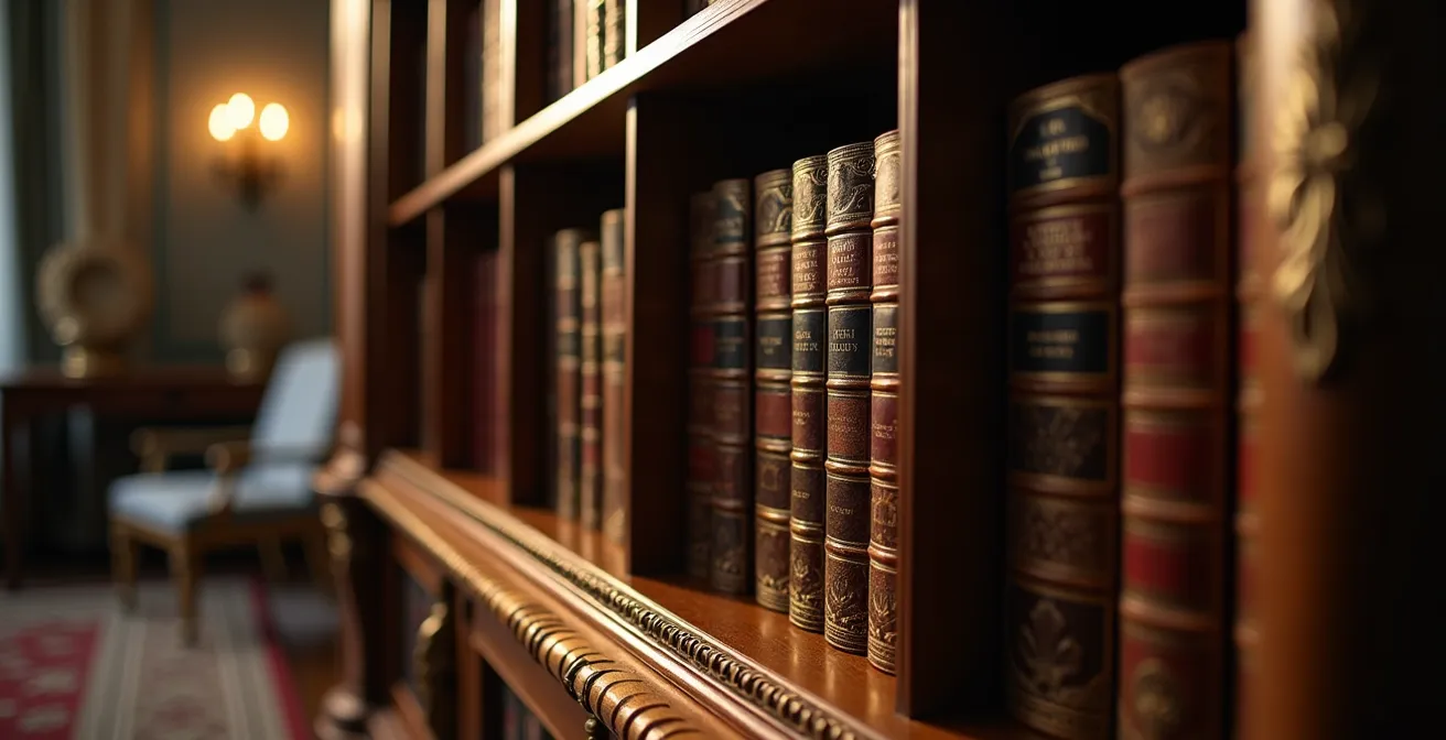 Système de dissimulation de coffre-fort intégré dans une bibliothèque murale