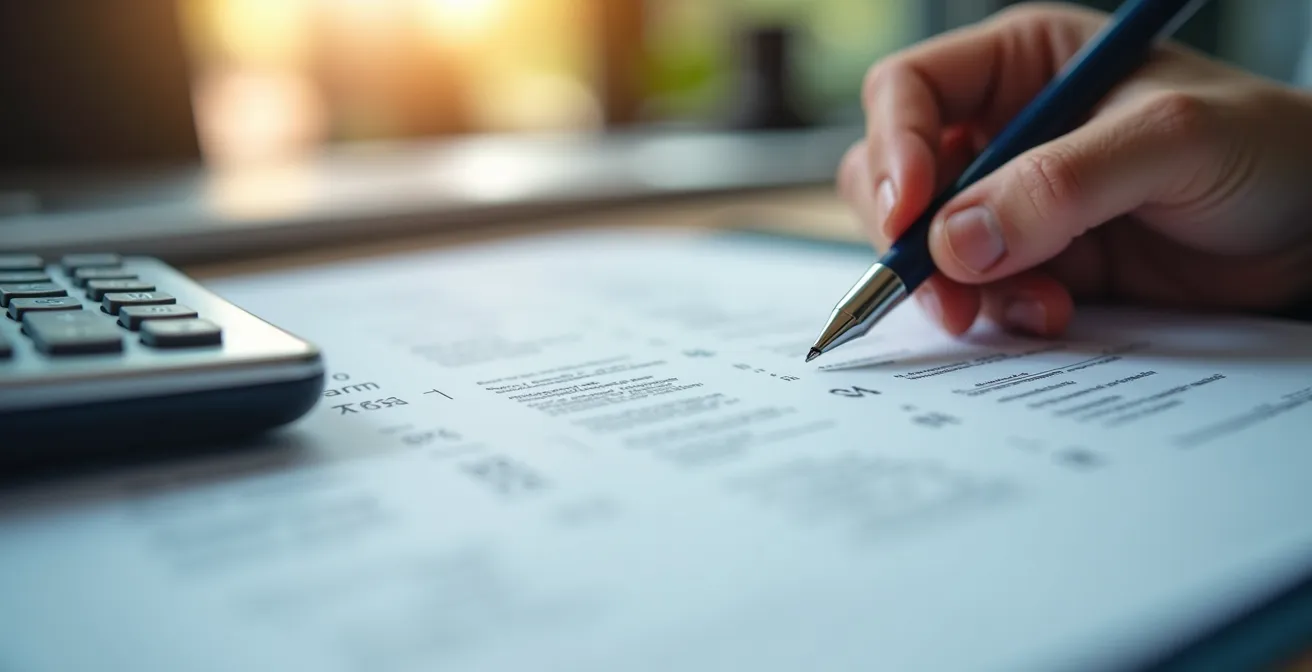 Vue détaillée d'un devis de serrurerie avec éléments clés mis en évidence